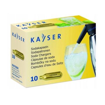 Баллончики для сифона для газирования воды (CO2) 10 шт/уп KAYSER