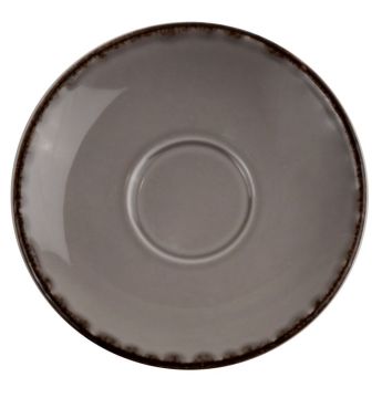 Блюдце 13.5 см Espresso Fortuna (к чашке 31017), серое, керамика