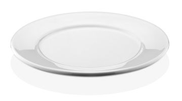 Тарелка 21 см, поликарбонат, белый