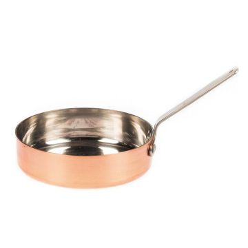 Сковорода для подачи 12 см круглая Copper нерж. цвет медь P.L. Proff Cuisine