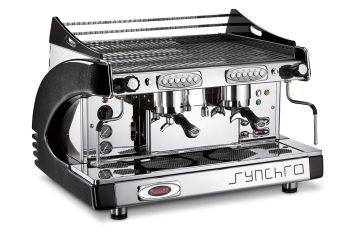 Кофемашина-автомат ROYAL Synchro P6 2 группы Electronic черная (бойлер 14 л)