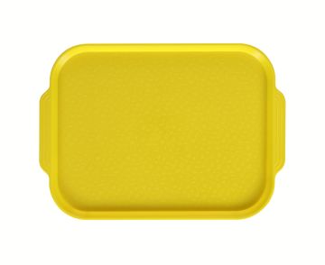 Поднос столовый 450х355 мм с ручками желтый