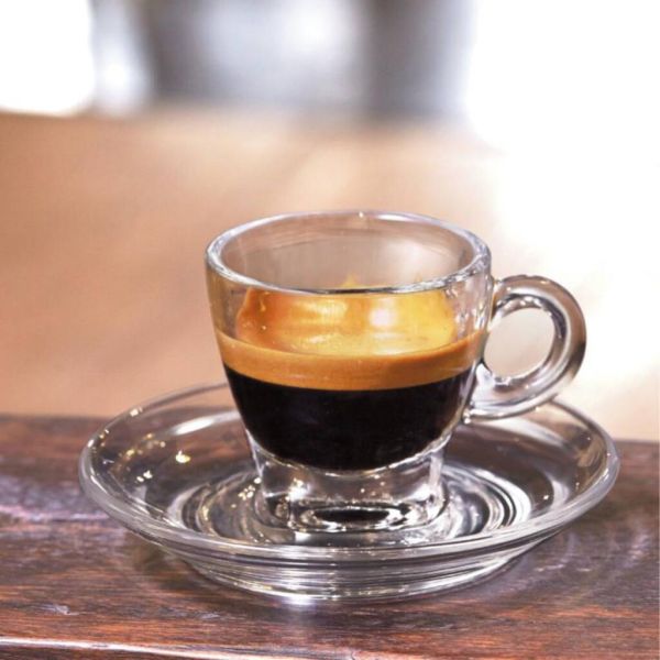 Чашка 70 мл кофейная "Espresso Caffe Premio" стекло Ocean [6]