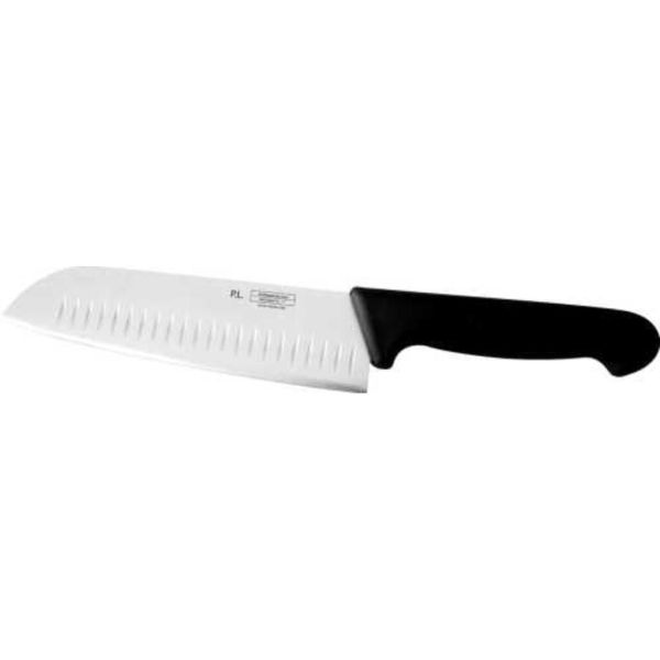 Нож японский поварской Сантоку 17,5 см PRO-Line черная ручка P.L. Proff Cuisine