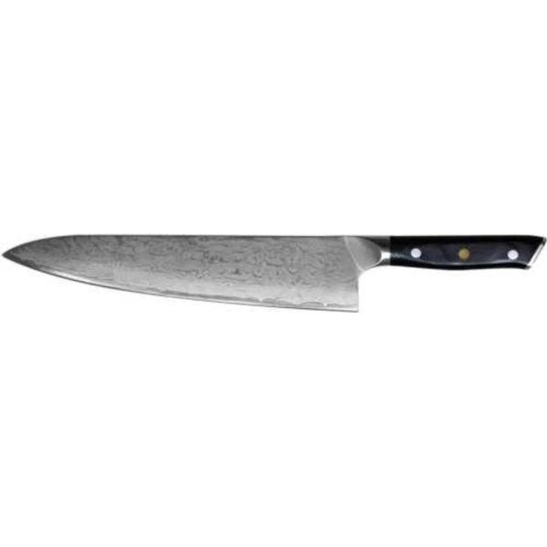 Нож поварской 24 см дамасская сталь Premium черная ручка P.L. Proff Cuisine