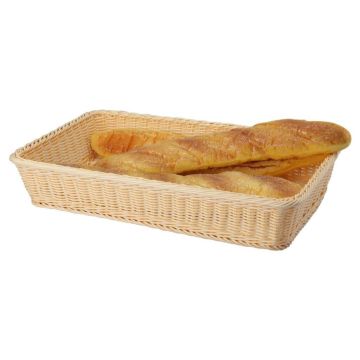 Корзина для хлеба и выкладки 53*32,5 см h8 см плетеная ротанг бежевая P.L. Proff Cuisine