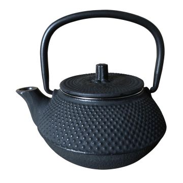 Чайник 300 мл с ситом Black iron d 11 см h6 см черный чугун P.L. Proff Cuisine [1]
