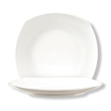Тарелка 16,5*16,5 см квадратная с кругл. краем белая фарфор P.L. Proff Cuisine [1]