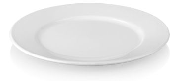 Тарелка 15 см, поликарбонат белый