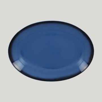 Блюдо овальное RAK Porcelain LEA Blue (синий цвет) 26 см