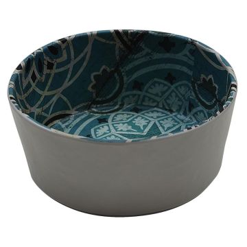 Салатник 550 мл 14*6,2 см круглый Damask Blue пластик меламин P.L. Proff Cuisine