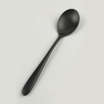 Ложка столовая 21 см матовый черный PVD Alessi-Black P.L. [12]