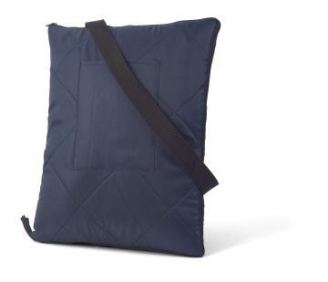Плед-подушка-сумка для пикника синяя