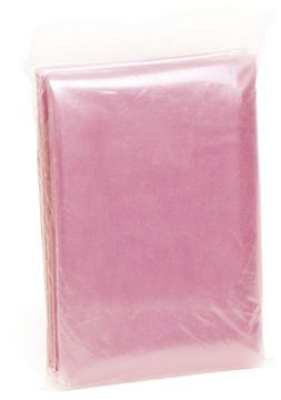 Дождевик-пончо розовый, PE 0.02 мм