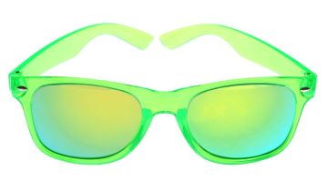 Очки солнцезащитные UV400 фактор, лайм