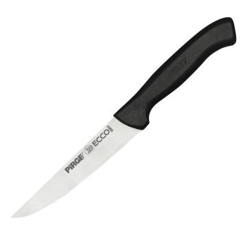 Нож для чистки овощей 12,5 см черная ручка Pirge