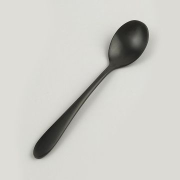 Ложка чайная 14,3 см матовый черный PVD Alessi-Black P.L. [12]