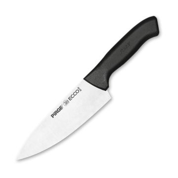 Нож поварской 16 см черная ручка Pirge