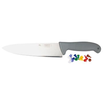 Нож поварской 20 см с цветными кнопками PRO-Line серая ручка P.L. Proff Cuisine