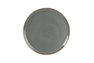 Тарелка для пиццы 32 см фарфор цвет темно-серый Seasons