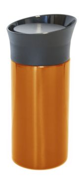 Термостакан 0.3 л оранжевый, нержавеющая сталь / пластик