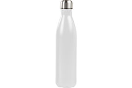 Бутылка-термос 1 л белая, нержавеющая сталь