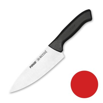 Нож поварской 16 см красная ручка Pirge