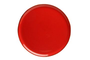 Тарелка для пиццы 28 см фарфор цвет красный Seasons