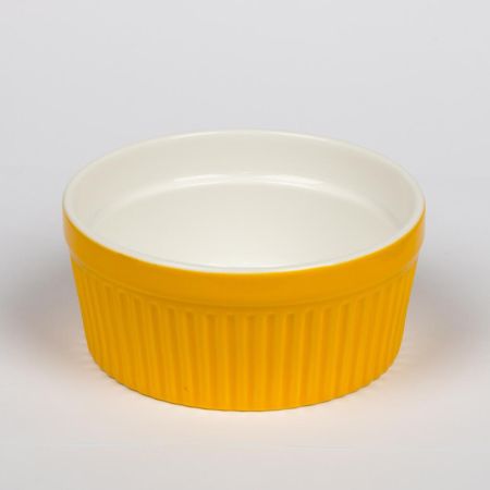 Чашка для подачи "Крем-Карамель" Рамекин 400 мл 12 см желтая P.L. Proff Cuisine [6]