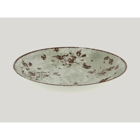 Тарелка RAK Porcelain Peppery Coupe круглая глубокая 1,9 л, d 30 см, серый цвет