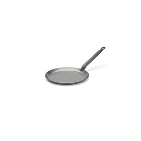 Сковорода для блинов d=20 см. h=1,5 см. 0,45 л. белая сталь (индукция) Carbone Steel De Buyer /1/5/