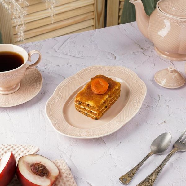 Блюдо овальное 24,8*18*2,9 см Aristocrat Peach Tea Noble [1]