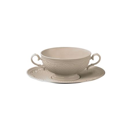 Бульонная пара 315 мл d 11,8 см h6,3 см Aristocrat Peach Tea Noble [1]