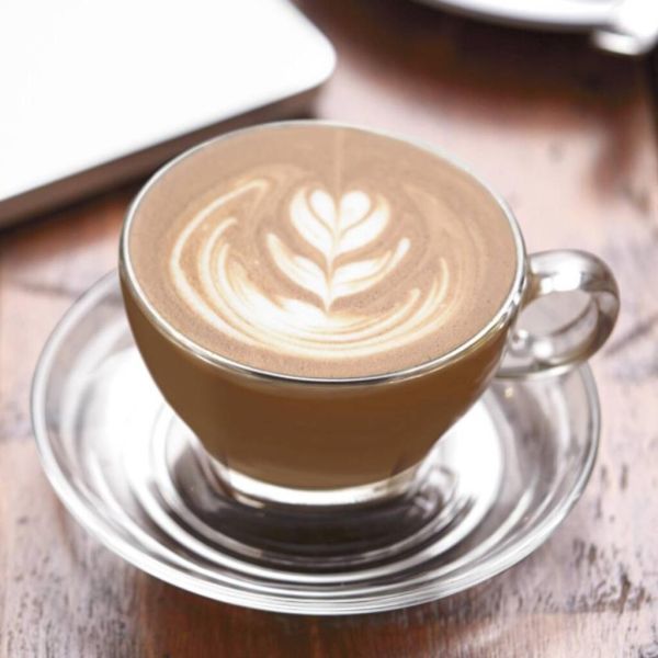 Чашка 260 мл кофейная "Latte Caffe Premio" стекло Ocean [6]