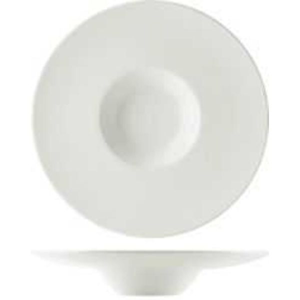Тарелка глубокая 225 мл d 29 см для пасты белая фарфор P.L. Proff Cuisine [3]
