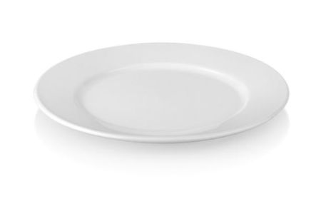 Тарелка 17 см, поликарбонат белый