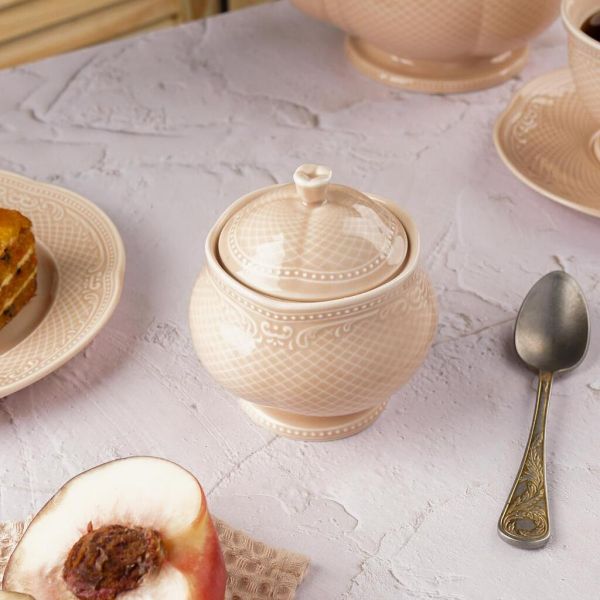 Сахарница 220 мл d 9,5 см h10 см Aristocrat Peach Tea Noble [1]