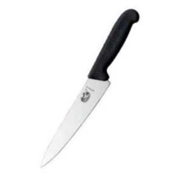 Нож поварской Victorinox Fibrox 12 см, ручка фиброкс черная
