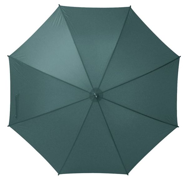 Зонт-трость полуавтомат серый, полиэстер