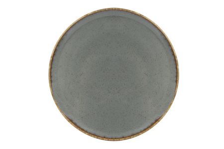Тарелка для пиццы 28 см фарфор цвет темно-серый Seasons