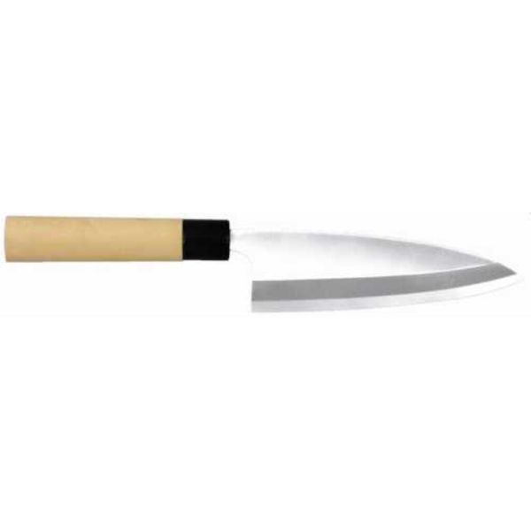 Нож японский Деба 15 см для разделки рыбы деревянная ручка P.L. Proff Cuisine