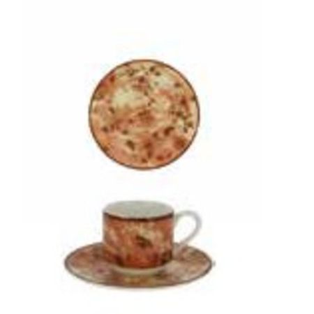 Блюдце RAK Porcelain Peppery для чашки 13 см, h 1,7 см, красный цвет
