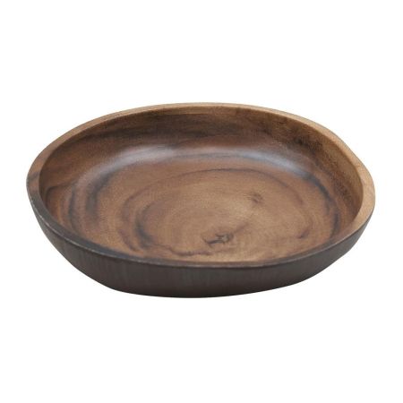 Салатник 300 мл 16*15,5*3 см овальный African Wood 2 пластик меламин P.L. Proff Cuisine