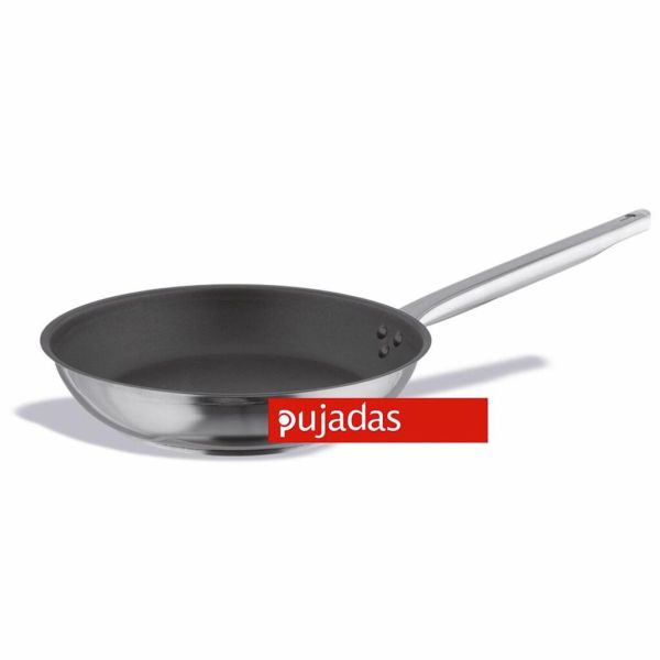 Сковорода 40 см, h 5 см, нерж. с антиприг. покрытием 18/10 индукция Pujadas